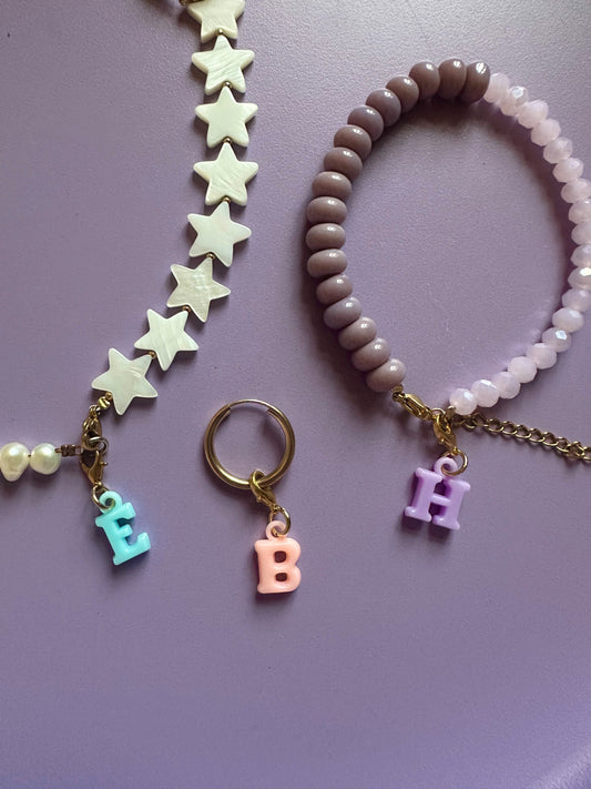 FUNKY LETTER CHARM(S)